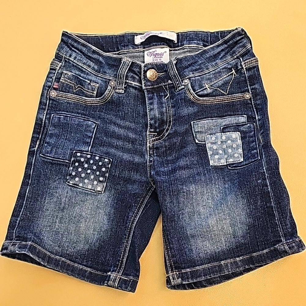 Girl's Vigoss Jean shorts with patches